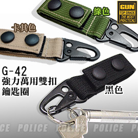 【大山野營】新店桃園 GUN G-42 強力萬用雙扣鑰匙